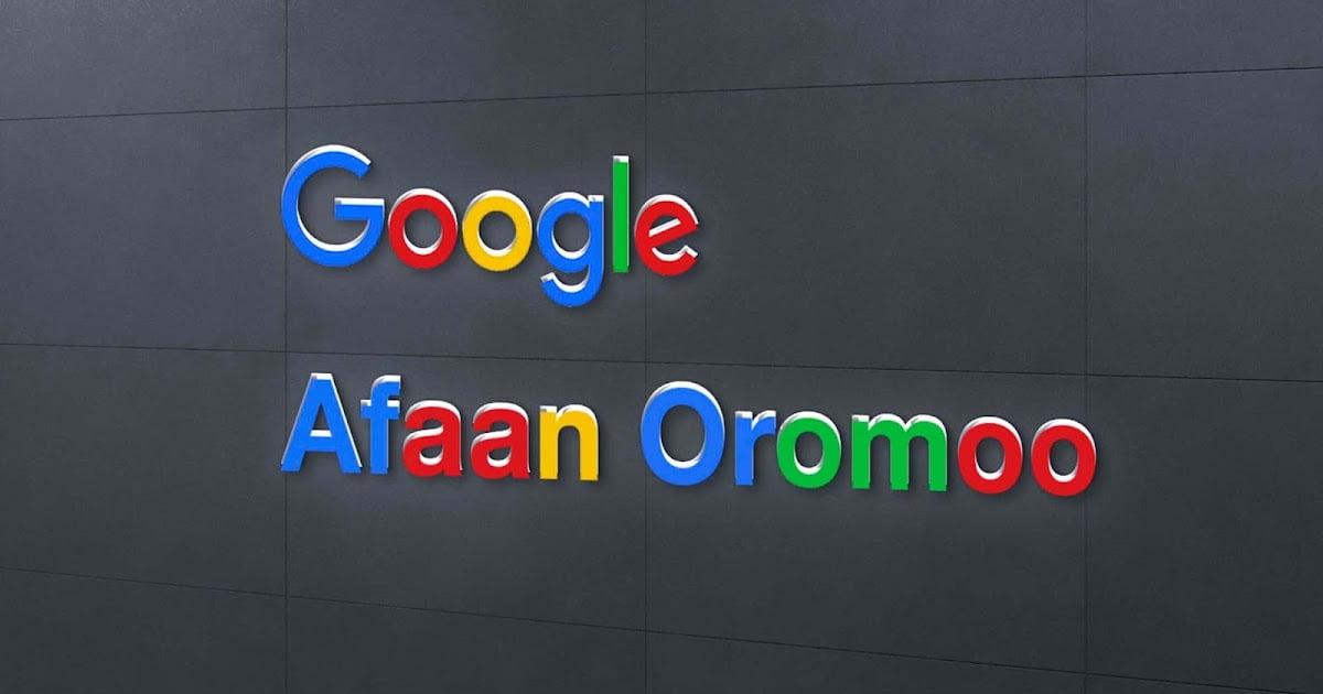 Google Afaan Oromoo