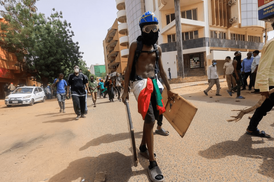 Sudan Protestor
