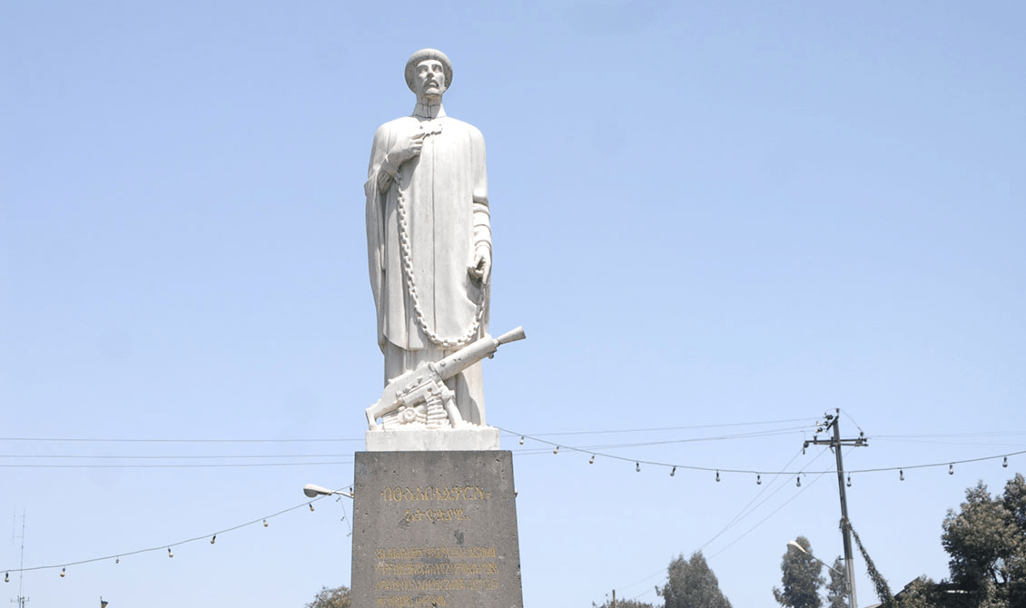 STATUE OF HIS HOLINESS ABUNE PETROS