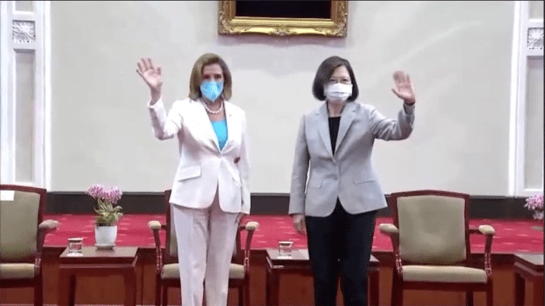 Pelosi meets with Taiwan’s president