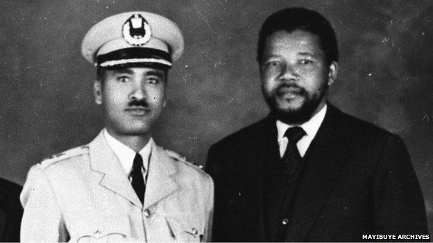 General Tadesse Birru and Nelson Mandella