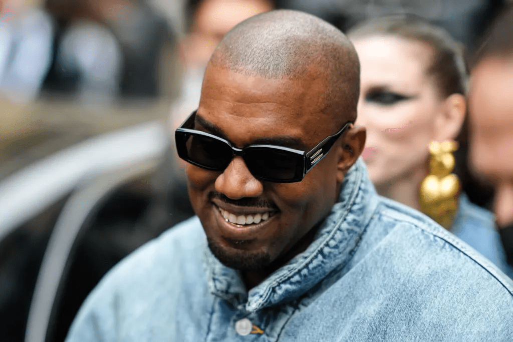 Kanye West on January 23, 2022 in Paris, France. Getty Images—2022 Edward Berthelot