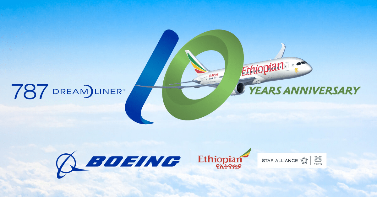 Ethiopian, Boeing Mark Anniversary of Africa’s First Dreamliner Delivery