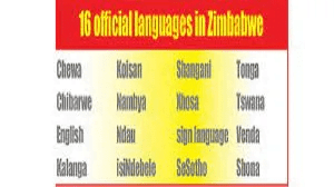Official Languages of Zimbabwe