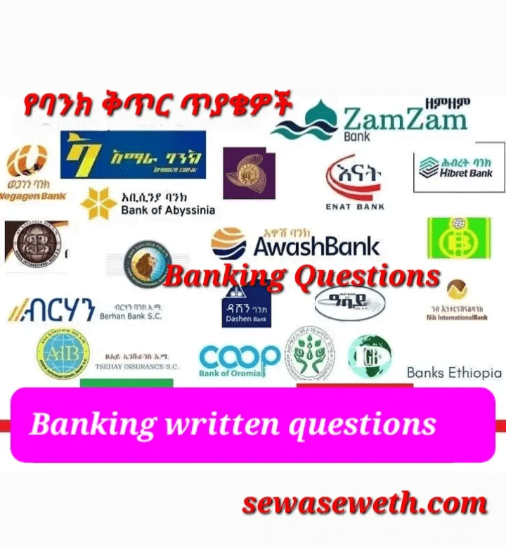 Ethiopian Banks Aptitude Exam Questions