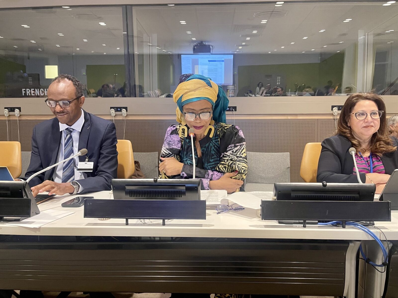 H.E. Dr Eng Habtamu Itefa, Minister of Water and Energy, Federal Democratic Republic of Ethiopia, Ms Ahunna Eziakonwa, United Nations Assistant-Secretary General and UNDP Regional Director for Africa and Boutheina Guermazi, World Bank Group’s Director for Regional Integration in Africa