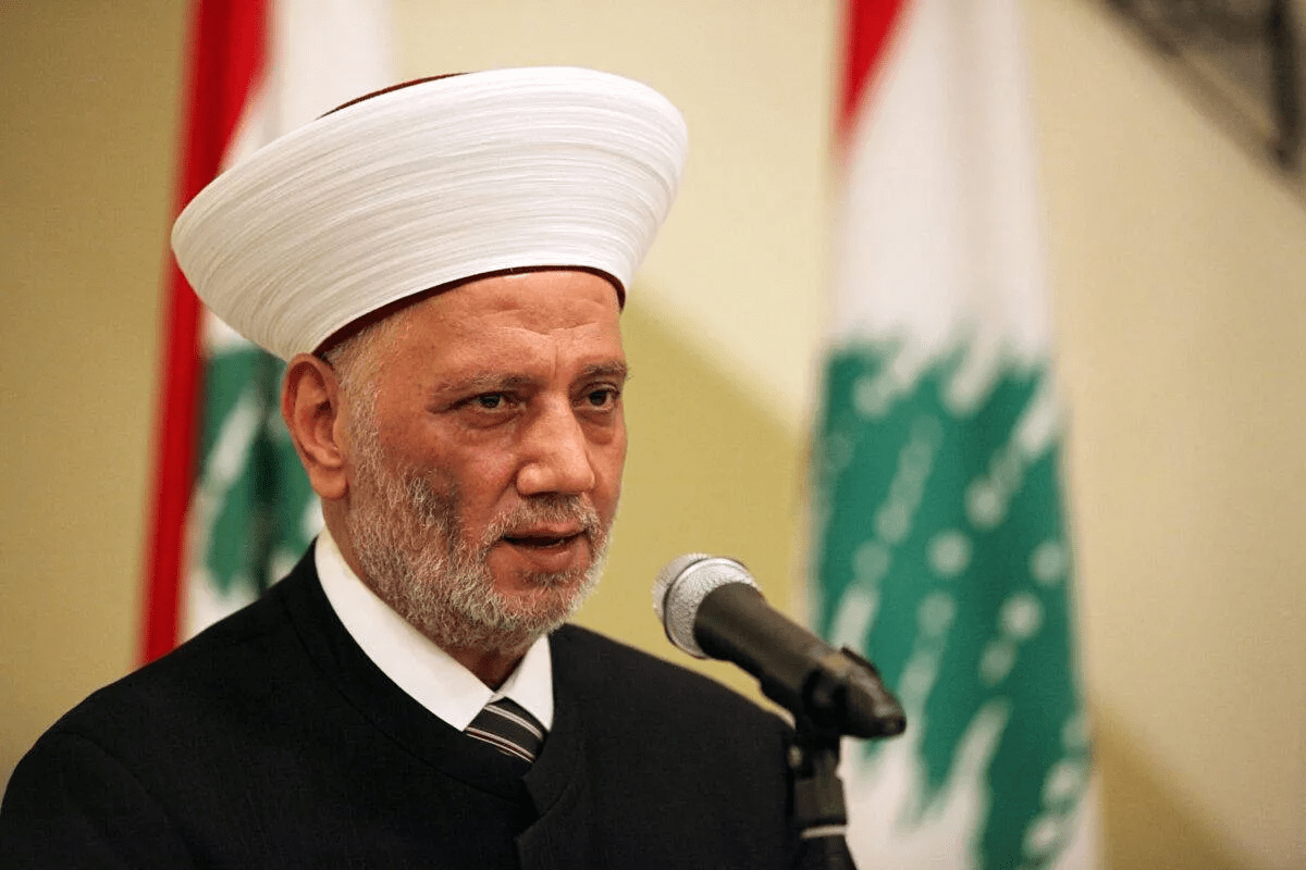Mufti of Lebanon, Sheikh Abdul Latif Derian on October 9, 2014 [Ratib Al Safadi/Anadolu Agency/Getty Images]