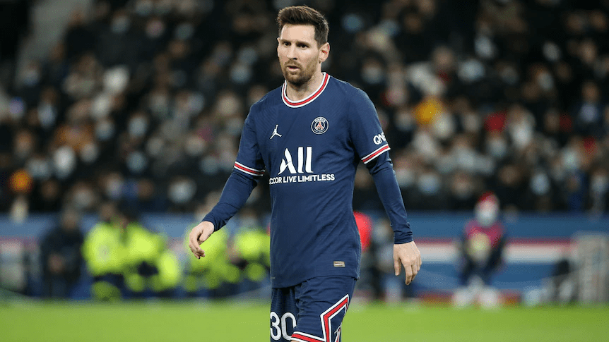 Lionel Messi has been suspended by PSG after taking an unapproved trip to Saudi Arabia.(Getty Images: John Berry)