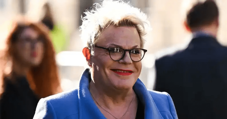 Suzy Eddie Izzard accuses Tories of attempt to ‘divide and conquer’ with ‘culture war’